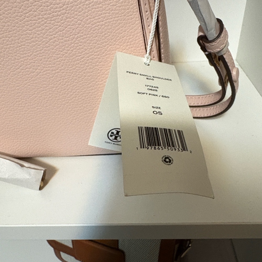 Tory Burch Small Perry Soft Pink Crossbody Shoulder Bag - Picture 4 of 6